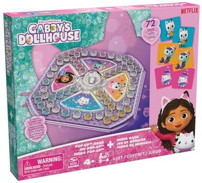 Gabby's Dollhouse Gabby's dollhouse memo en pop-up spel Gabby's Dollhouse Gabby's dollhouse memo en pop-up spel