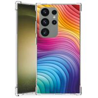 Shockproof Case voor Samsung Galaxy S24 Ultra Regenboog - thumbnail