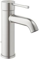 GROHE Essence Wastafelkraan Opbouw - uitloop 11.6cm - S-size - waste - supersteel 24171DC1 - thumbnail