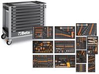 Beta BW 2400S XLG9/E-XL Gereedschapswagen met 9 laden, gevuld met gereedschap | 487 Delig - 024006362 - thumbnail