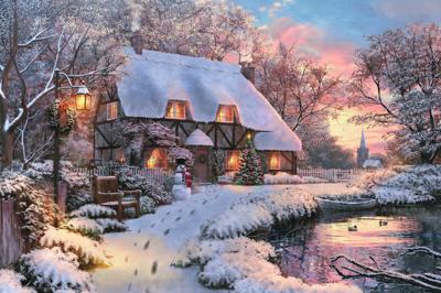 Premium Collection Winter Cottage 1500 pcs Legpuzzel 1500 stuk(s)