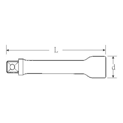 Stahlwille 427/6 12010002 Dopsleutelverlenging Aandrijving 3/8 (10 mm) 1 stuk(s)