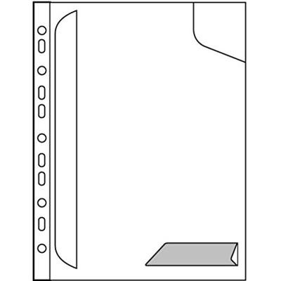 Leitz CombiFile premium U-mapje, PP, 200 micron, A4, pak van 5 stuks, transparant