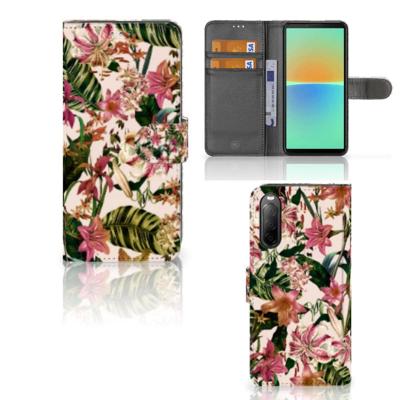 Sony Xperia 10 IV Hoesje Flowers Sony Xperia 10 IV Hoesje Flowers
