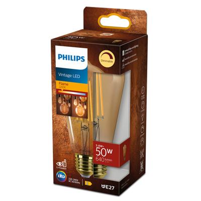 Philips Led Cl St64 Gld D 50w E27