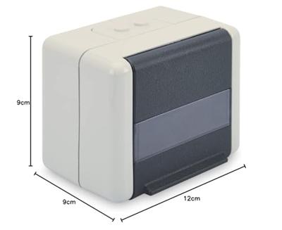 Digitus DN-93844-OD Netwerkdoos Opbouw (op muur) 2 poorten Grijs