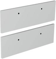 Beaux Montpellier frontenset voor grepen 70x26 hoogglans wit - thumbnail