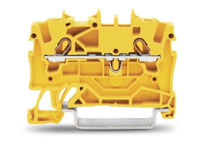 WAGO 2001-1206 Doorgangsklem 4.20 mm Spanveer Geel 100 stuk(s)