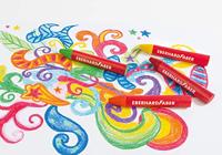 Eberhard Faber EF-524010 Waskrijt Driekantig Watervast Etui à 12 Stuks - thumbnail