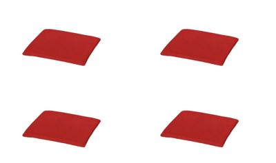 Zitje 40x40x3 zipper Panama brick red (4 stuks) Madison - Madison