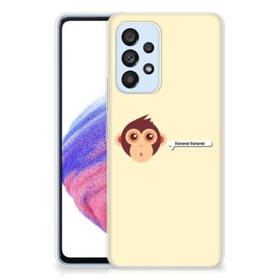Samsung Galaxy A53 5G Telefoonhoesje met Naam Monkey Samsung Galaxy A53 5G Telefoonhoesje met Naam Monkey