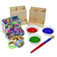 Colorations - versier je eigen houten bureauorganizer, set van 12 - thumbnail