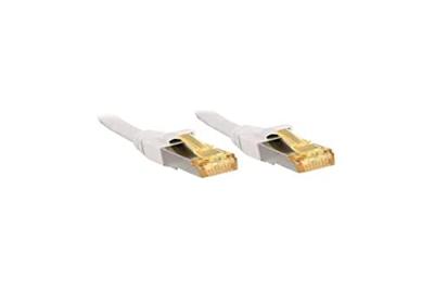 LINDY 47327 RJ45 Netwerkkabel, patchkabel CAT 6a (losse kabel CAT 7) S/FTP 7.50 m Wit 1 stuk(s)