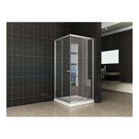 Wiesbaden eco hoekinstap douchecabine 5 mm 900x900x1900 helder glas - thumbnail