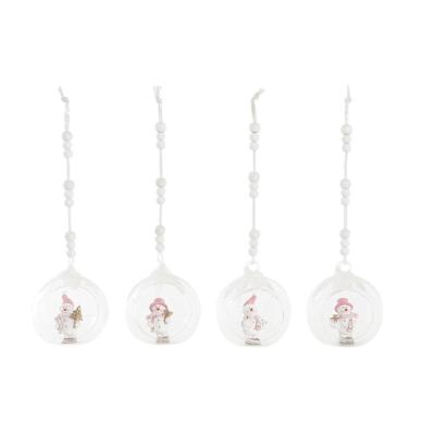 Kerstversiering DKD Home Decor Kristal Hars (7 x 6 x 8 cm) (4 Stuks) Kerstversiering DKD Home Decor Kristal Hars (7 x 6 x 8 cm) (4 Stuks)