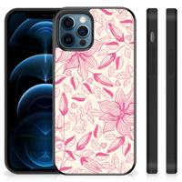 iPhone 12 Pro | 12 (6.1") Skin Case Pink Flowers - thumbnail