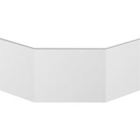 Plieger Contour voorpaneel 125cm voor Contour hoekbad wit 11002040340101 - thumbnail