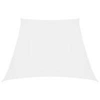 Zonnezeil trapezium 4/5x3 m oxford stof wit - thumbnail