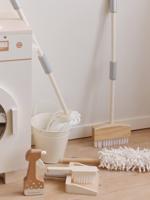 Grote schoonmaakset van FSC®-hout wit - thumbnail