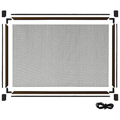 VidaXL Raamhor uitschuifbaar (75-143)x50 cm bruin
