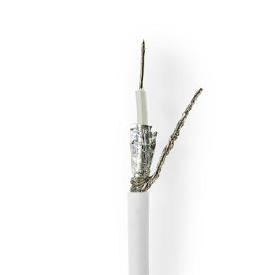 Nedis CSBR4025WT1000 Coaxkabel Rg58cu 100 M Rol Wit