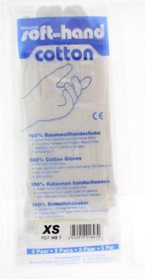 Softhand Verbandhandschoen soft cotton XS 5 Paar Softhand Verbandhandschoen soft cotton XS 5 Paar