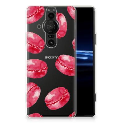Sony Xperia Pro-I | Siliconen Case | Pink Macarons
