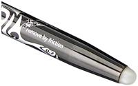 12 Pilot FriXion Ball gelrollers zwart medium 0,7 mm - thumbnail
