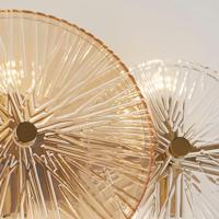 Searchlight PlafondlampWagon Wheel goud - 88210-6BZ - thumbnail