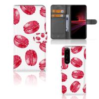 Sony Xperia 1 III | Book Cover | Pink Macarons - thumbnail