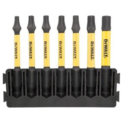 DeWalt Accessoires Bitset | Houder + IMPACT Torsion | 57 mm | T15 x1, T20 x2, T57 x2, T30 x1, T40 x1 - DT70825-QZ
