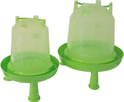 Plastic drinkfontein bajonet/op poot 3 liter groen Gebr. de Boon - Gebr de boon
