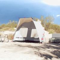 Strandtent 2-persoons waterdicht snelontgrendeling grijs - thumbnail