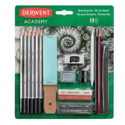 Grafietschetsset Derwent Academy 19-delig | 10 stuks