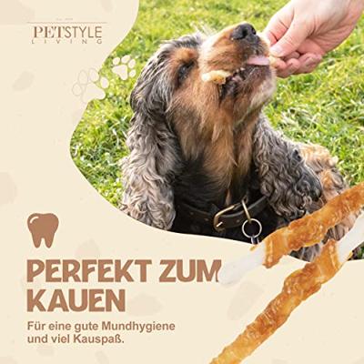 PETSTYLE LIVING GEDRAAIDE STICK MET KIP - thumbnail