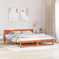 Bedframe Wasbruin 180 x 200 cm Massief grenenhout - thumbnail