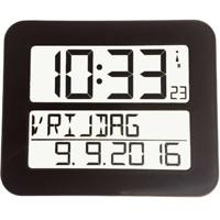 TFA Dostmann 60.4512.01 Zendergestuurd Wandklok 350 cm x 25.8 cm x 21.2 cm x 3 cm Zwart - thumbnail