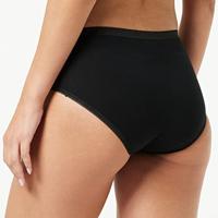 4-pack Basic Midi - dames heup slips (3+1 Gratis) - Heup slips vrouwen - katoenen onderbroeken dames - thumbnail