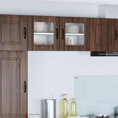 Keukenkast 2 pcs Bruin Eiken 40 x 31 x 40 cm Bewerkt hout