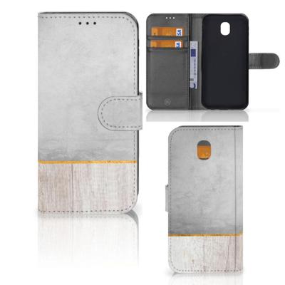 Samsung Galaxy J5 2017 | Book Style Case | Wood Concrete Samsung Galaxy J5 2017 | Book Style Case | Wood Concrete