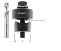 Rotec Gatenpons | OPTI-LINE | Met kogellager en boor | ø35,0 - 592.3500 - thumbnail