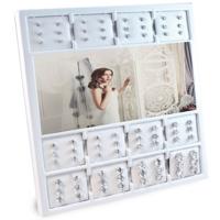 New Bling 9NB-0004 Oorstekers zilver met vierkante zirkonia 6 mm - thumbnail