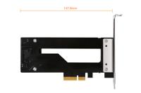 Icy Dock MB840M2P-B interfacekaart/-adapter Intern M.2 - thumbnail
