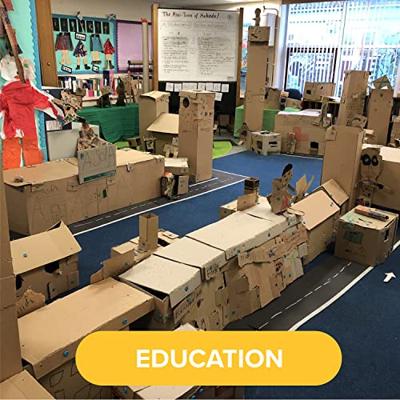 Makedo bouwen met karton constructieset - invent