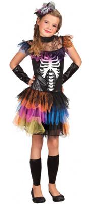 Skeleton Princess Kinderkostuum