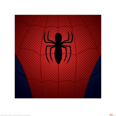 Kunstdruk Ultimate Spider-Man Torso 40x40cm Kunstdruk Ultimate Spider-Man Torso 40x40cm