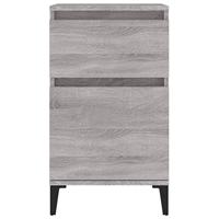 Nachtkastjes 2 st 40x35x70 cm bewerkt hout grijs sonoma eiken - thumbnail