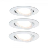 Paulmann 93449 Nova Inbouwlamp Set van 3 stuks LED LED 18 W Wit (mat) - thumbnail