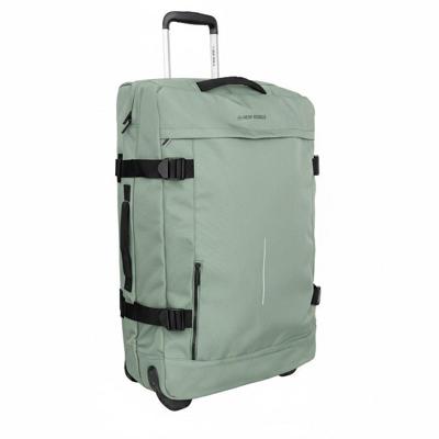 New Rebels Gassaway Trolley XXL | Grote Reiskoffer 73L | Lichtgewicht Koffer met Dubbele Wielen | 70x39x27 cm | Salie groen