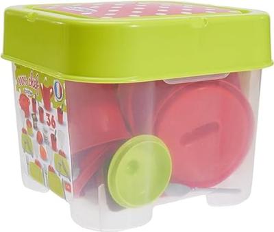 Ecoiffier 100% chef servies in opbergbox 36dlg